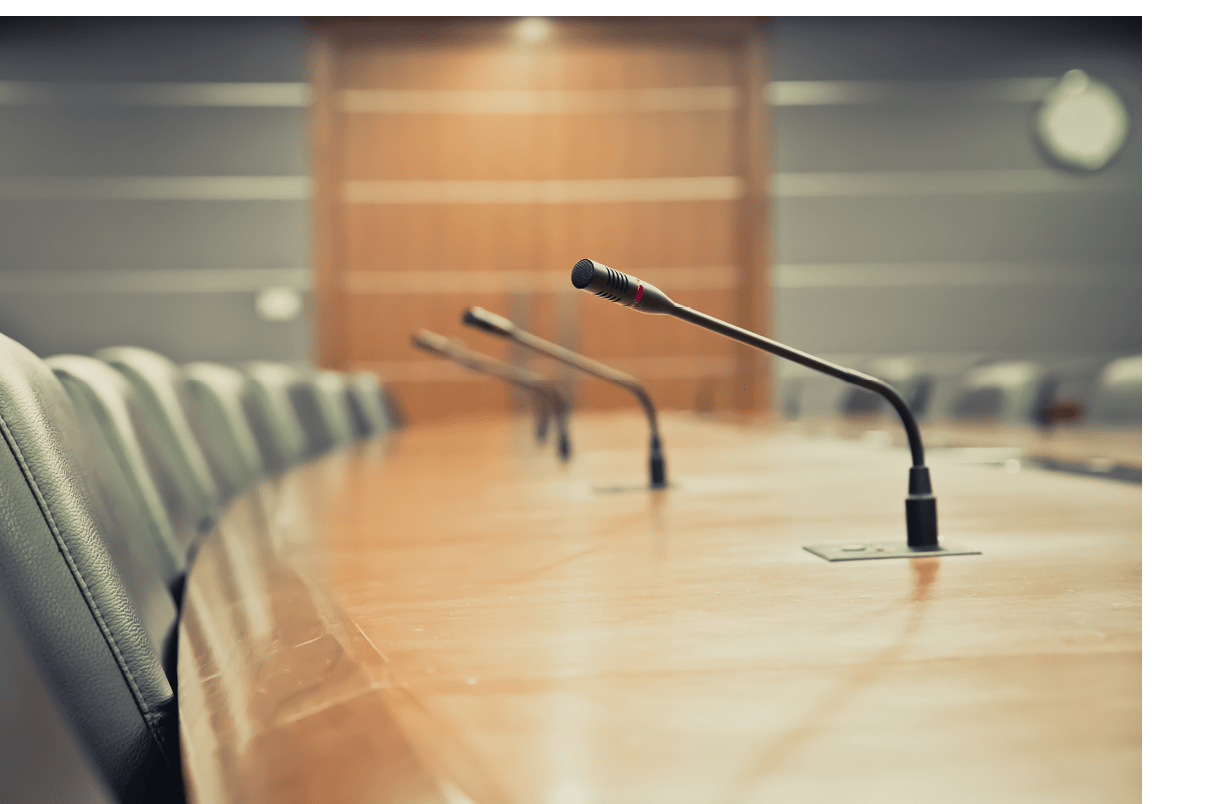 Professional Meeting Microphone,Meeting room Concept.