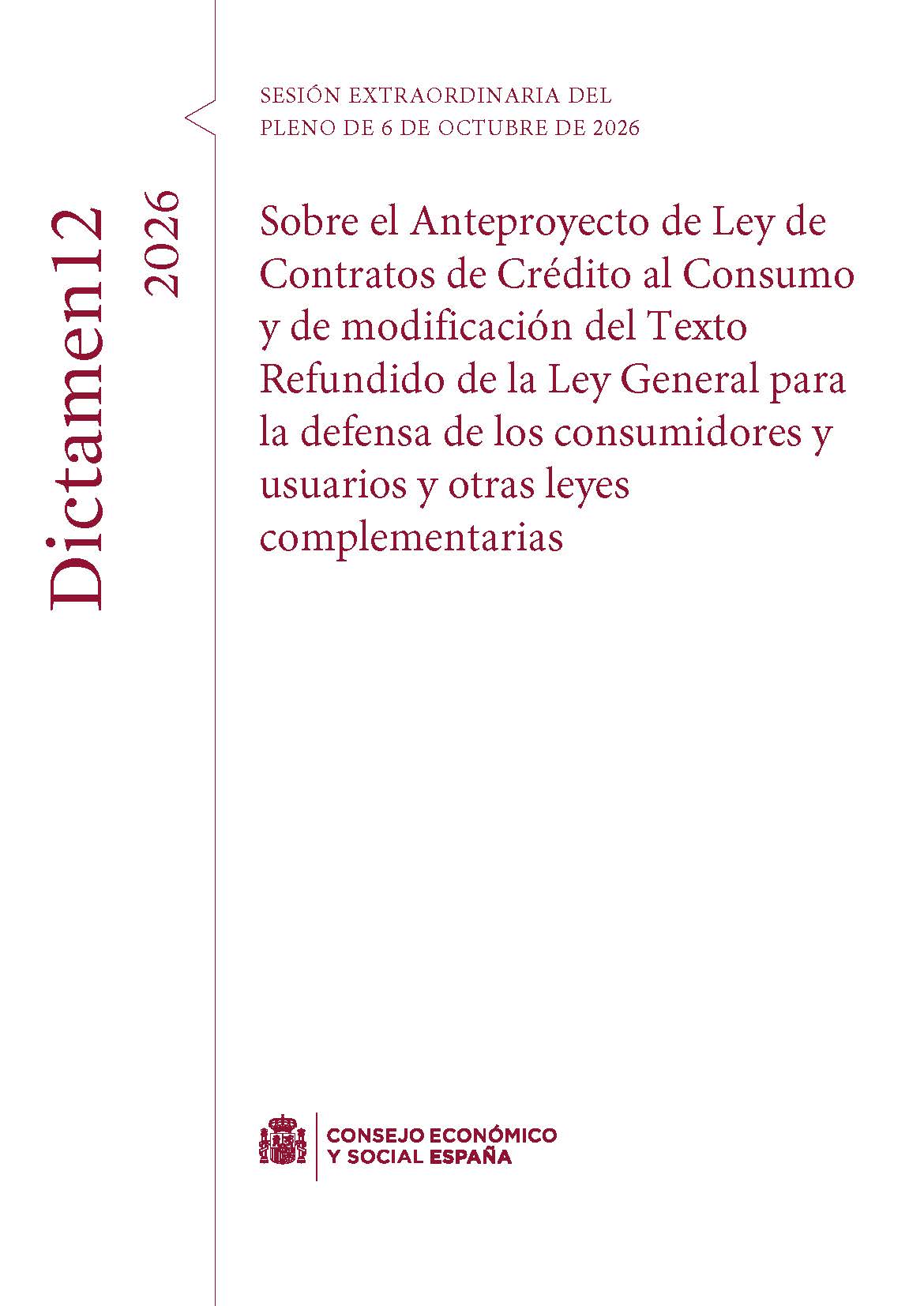Portada Dictamen 12/2026
